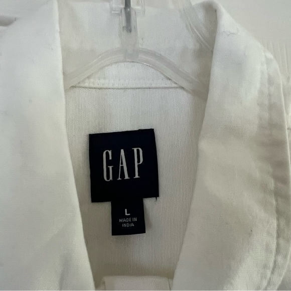 98% Cotton Gap Oxford White Shirt Dress - Picture 2 of 10